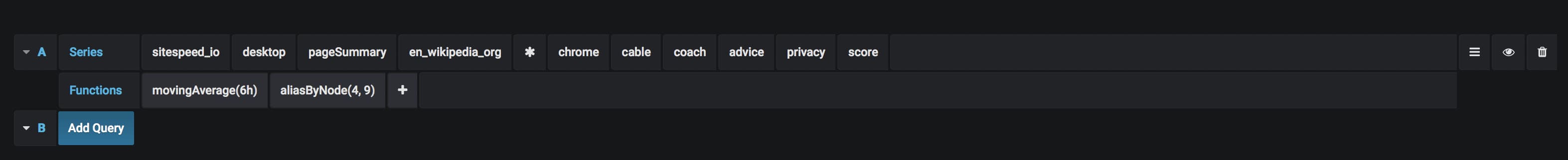 Alert privacy query