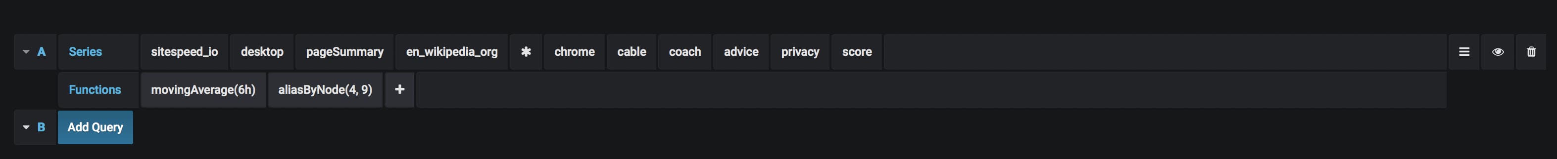Alert privacy query