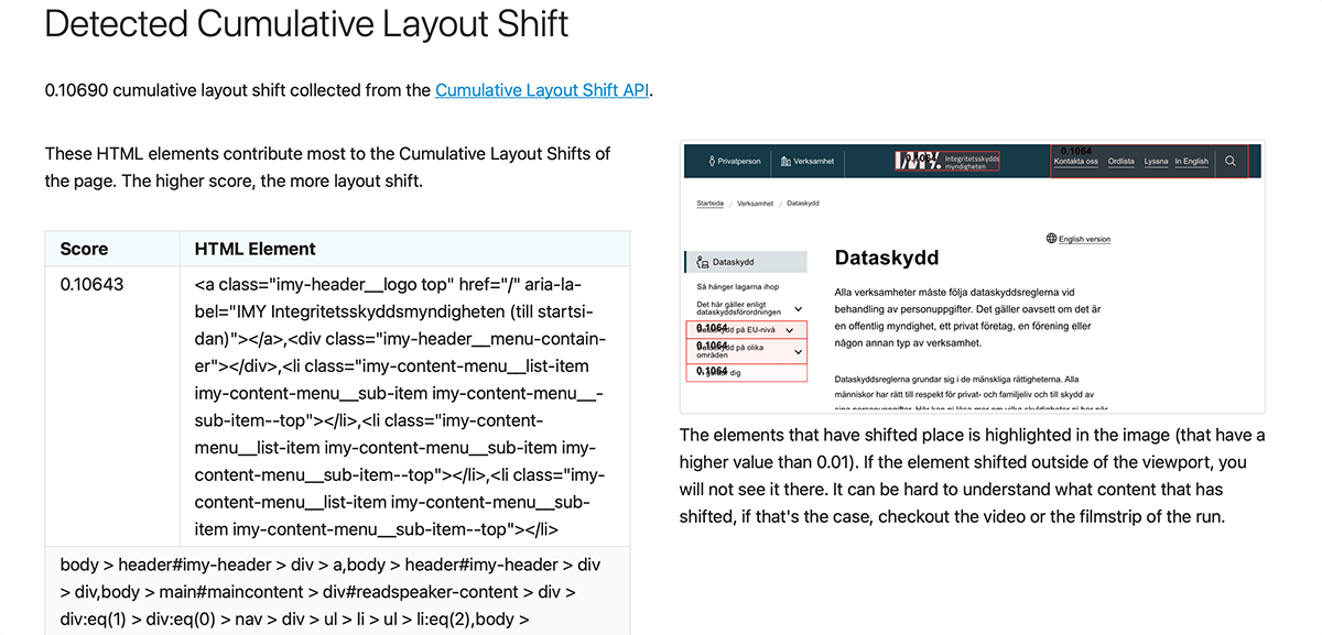 Layout Shift