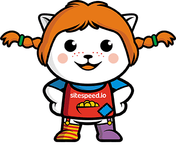 The power of sitespeed.io - Pippi Longstocking logo