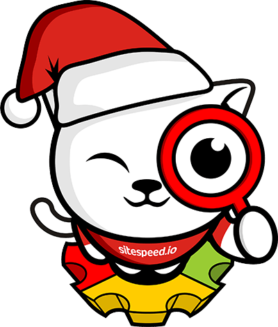 sitespeed.io wish you a Merry Christmas!