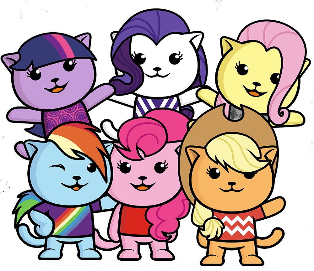 sitespeed.io Logo with My Little Pony style cats